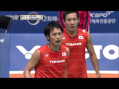 Victor Korea Open 2016 | Badminton QF M1-MD | Lee/Yoo vs Kam/Son