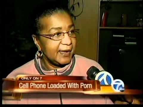 Cell phone comes loaded with porn