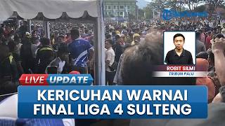 Drama Final Liga 4 Sulteng, Ratusan Suporter Ricuh Masuk Lapangan hingga Dekati Podium Gubernur