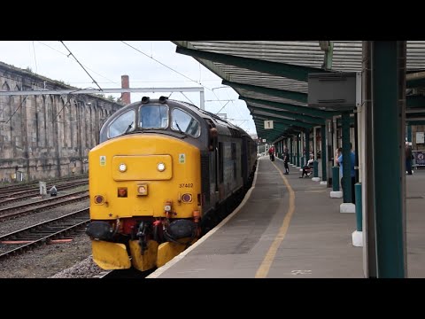 DRS Northern Rail 37402 TnT 37604 @ Carlisle