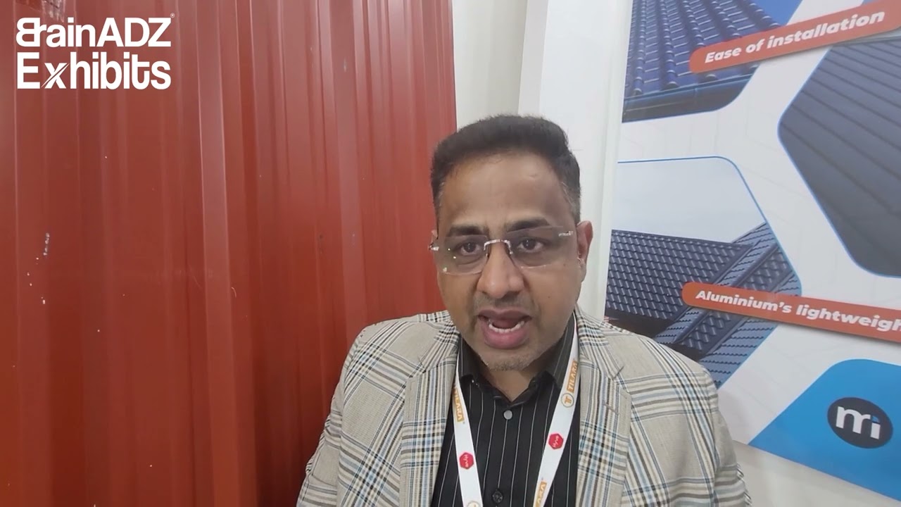 Alushade Stall at ROOF INDIA Expo 2024: BrainADZ Exhibits' Design & Fabrication Mastery