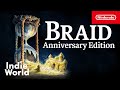 Vídeo de jogabilidade de Braid: Anniversary Edition  Nintendo