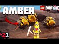 Where To Find Amber In Lego Fortnite !