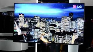 Awesome LG 55" OLED TV at CES 2012