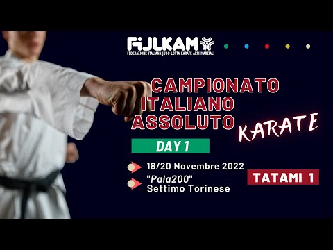 Karate - Campionato Italiano Assoluto 2022 - Day1 - Tatami1