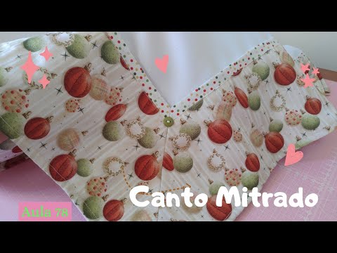 Canto Mitrado igual a esse você nunca viu😊 Fácil, rápido e lindo❤️