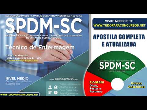 Apostila SPDM-SC 2015 - Tecnico em Enfermagem - Nivel Medio - Impressa