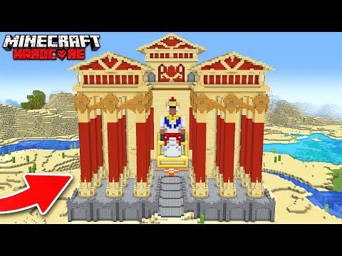 I Transformed the DESERT TEMPLE in Minecraft Hardcore!