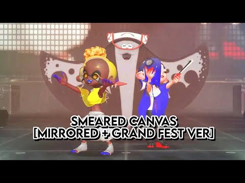 [MIRRORED] Smeared Canvas - Deep Cut - Splatoon - Grand Festival Ver.