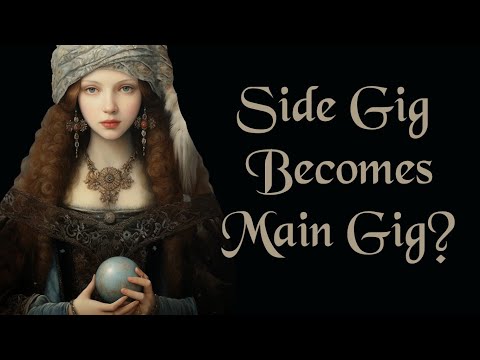 Side gig becoming a main gig? - Your morning Tarot Espresso (Human Content)