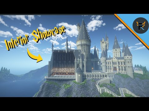 Showcasing all HOGWARTS Interiors in MINECRAFT | 200+ hours 🏰