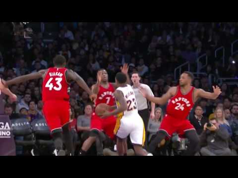 Siakam's Block Leads to a Lowry Layup | Raptors vs Lakers January 1, 2017