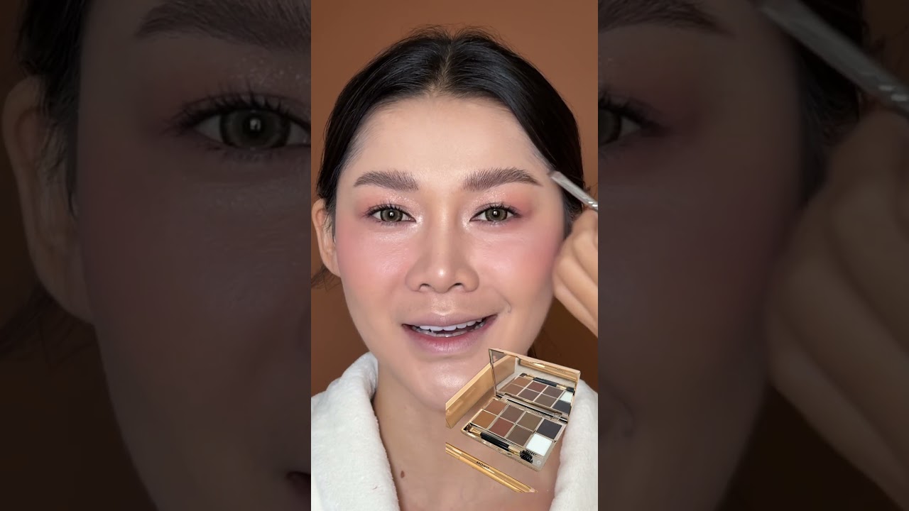 Step-by-Step Thai Wild Brows – Easy & Stunning! 👀 #makeuptutorial #eyebrowtutorial