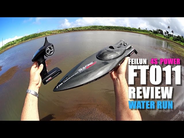 FEILUN FT011 High Speed Brushless Racing Boat Review - Part 2 - [Water Run, Pros & Cons]
