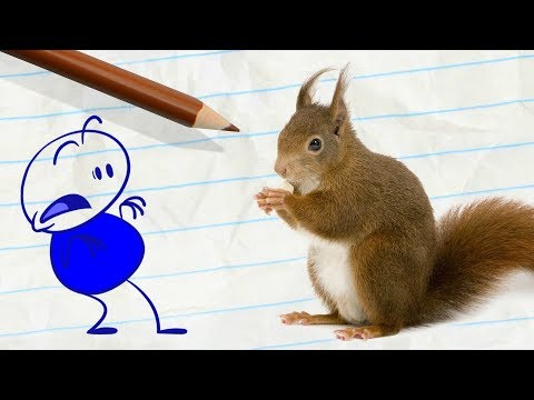 Pencilmate Goes Nuts! -in- NUTTY BY NATURE - Pencilmation Cartoons