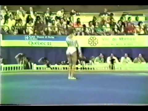4th T BUL Sylvia Topalova FX - 1985 World Gymnastics Championships 9.600
