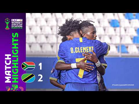South Africa 1-2 Tanzania | Match Highlights l TotalEnergies WAFCON 2026 l Group B
