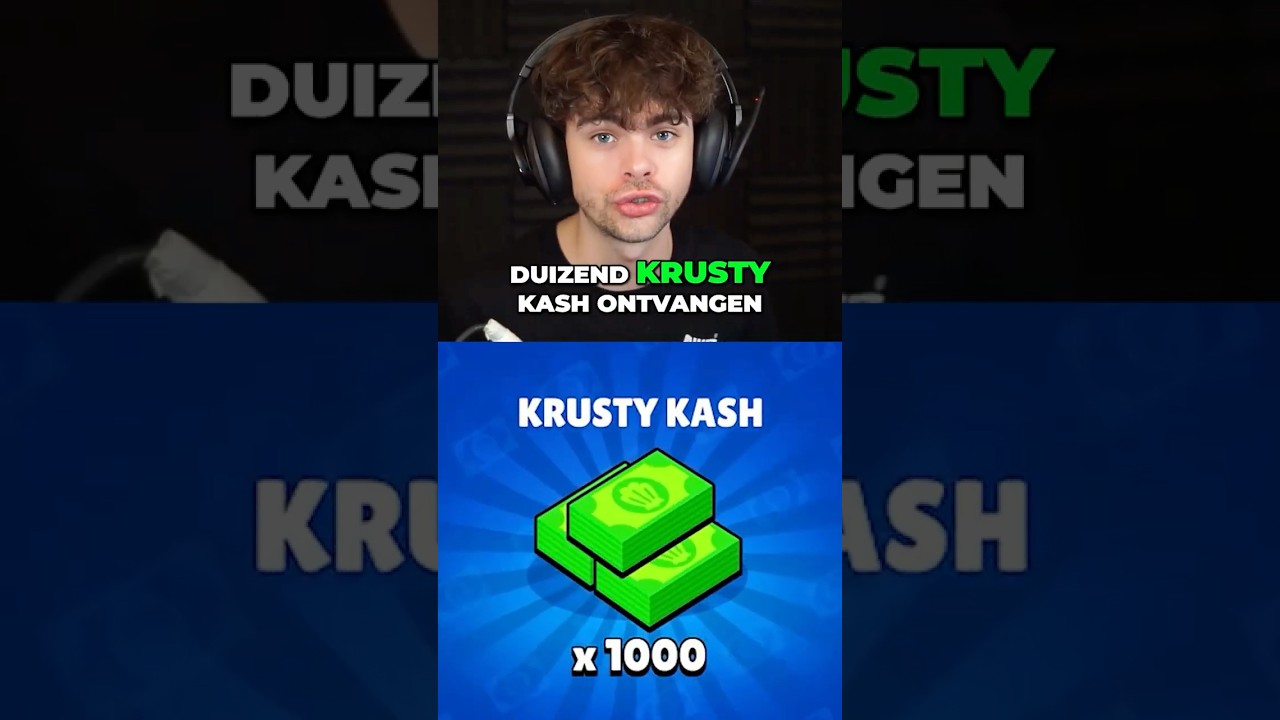 Gratis KRUSTY KASH!  #spongebob  #brawlstars