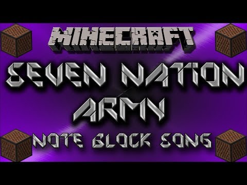 AwesomenessZack - Seven Nation Army - The White Stripes (Minecraft Note Block Song)