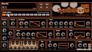 Video thumbnail for DSK SynthDrums - Free VST by DSK Music