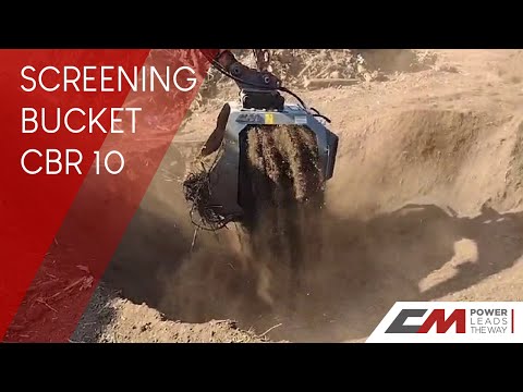 Godet cribleur pour pelles de 1 à 50 tonnes pour agriculture industrie BTP_8