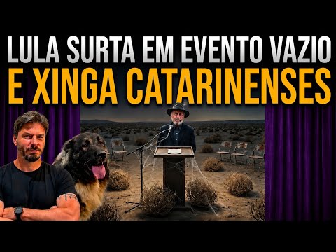 FLOPOU: LULA JUNTA 7 GATOS PINGADOS EM EVENTO E XINGA OS CATARINENSES!