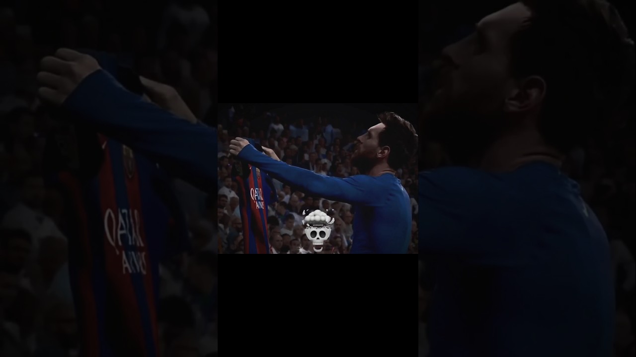 Lionel Messi t-shirt Celebration vs Real Madrid💀🔥 #shorts #messi #football