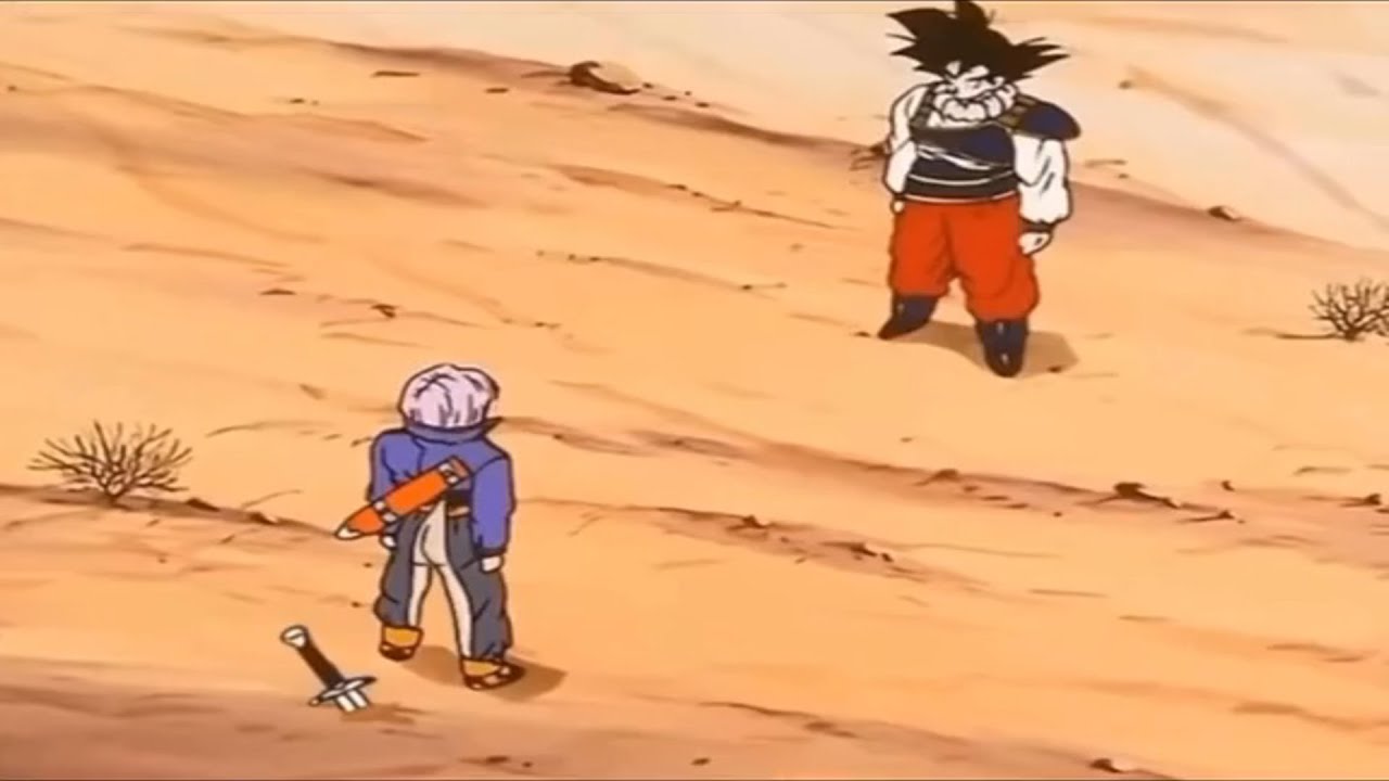 Future Trunks Sword Fail