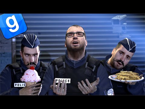 AZIZ ET LES BLÉDARDS DANS LA POLICE - GARRY'S MOD DARKRP