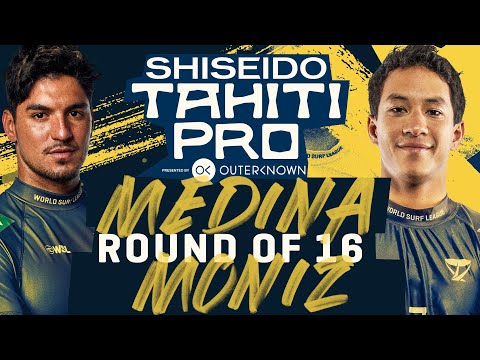 Gabriel Medina vs Seth Moniz | SHISEIDO Tahiti Pro - Round of 16 Heat Replay
