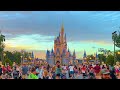 Magic Kingdom 2023 Walking Tour At Evening Night Walt Disney World Orlando Florida