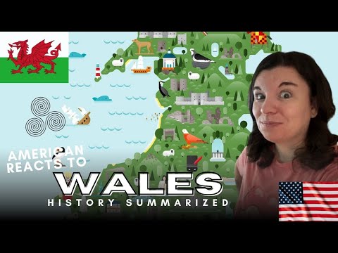 American Reacts to WALES - History Summarized ! First Watch!