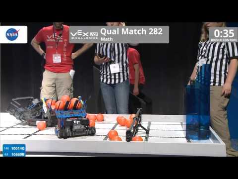 VEX Worlds 2016 - VEXIQ Middle School - Math - Qual 282 (10014G 10660B) 88