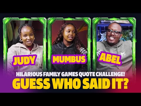 Guess Who Said It? || Hilarious Family Games Quote Challenge!