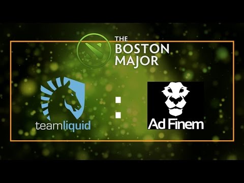 Team Liquid vs Team Ad Finem - The Boston Major 2016 l Dota 2 [RU]