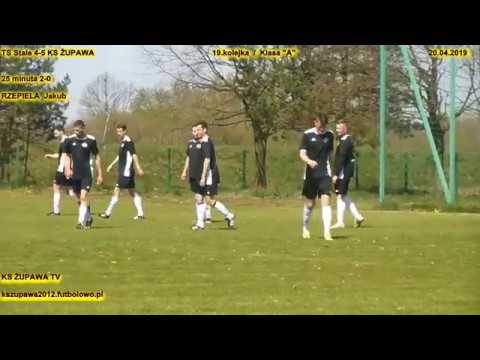 TS Stale - KS Żupawa (2-0 Rzepiela Jakub) 20.04.2019 Klasa "A"