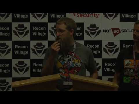 DEF CON 25 Recon Village  - Winner Announcement Prize Distribution