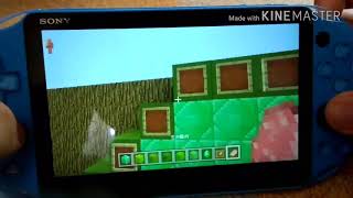 マインクラフトpsvita フレンドと建築バトルやってみた!