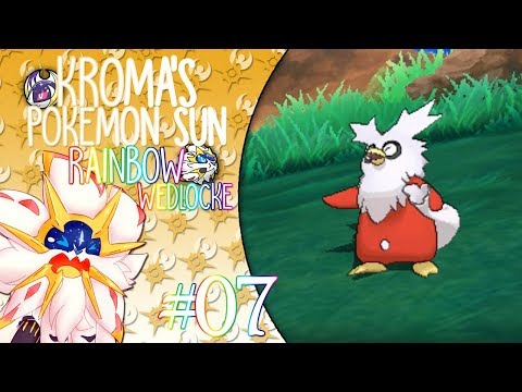 Pokémon Sun "Rainbow" Wedlocke, Part 07 - Those Darn Delibird!