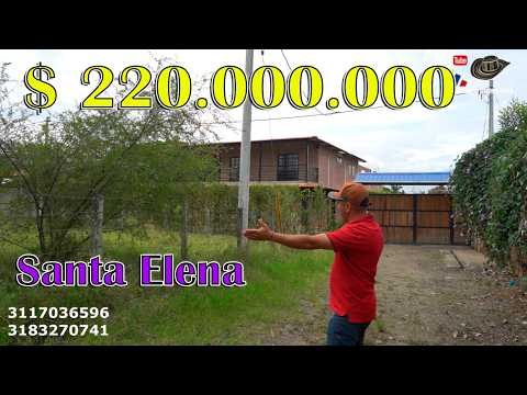 Lote campestre totalmente planito muy cerca al parque principal de Santa Elena El Cerrito 3117036596