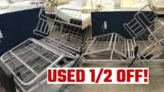 USED 1/2 OFF REG. PRICE affordable Hospital Beds 3 motor high low up down electric adjustable bed