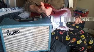 Video thumbnail for Supro "Super" 1606 1960's demo with effects by Music Works