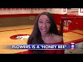 Amber Flowers Charlotte Hornets Honeybees Dancer And WSSU Dancer On FOX8