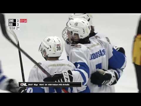 Optibet Hokeja līga. DLSS Dinaburga  - HS Rīga. Spēles labākie momenti.  (05.10.2022.)