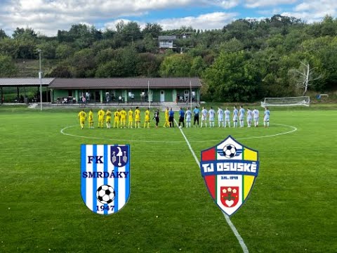 Futbalový zápas FK Smrdáky - TJ Osuské 4.kolo VIII Hypedress liga ObFZ SE