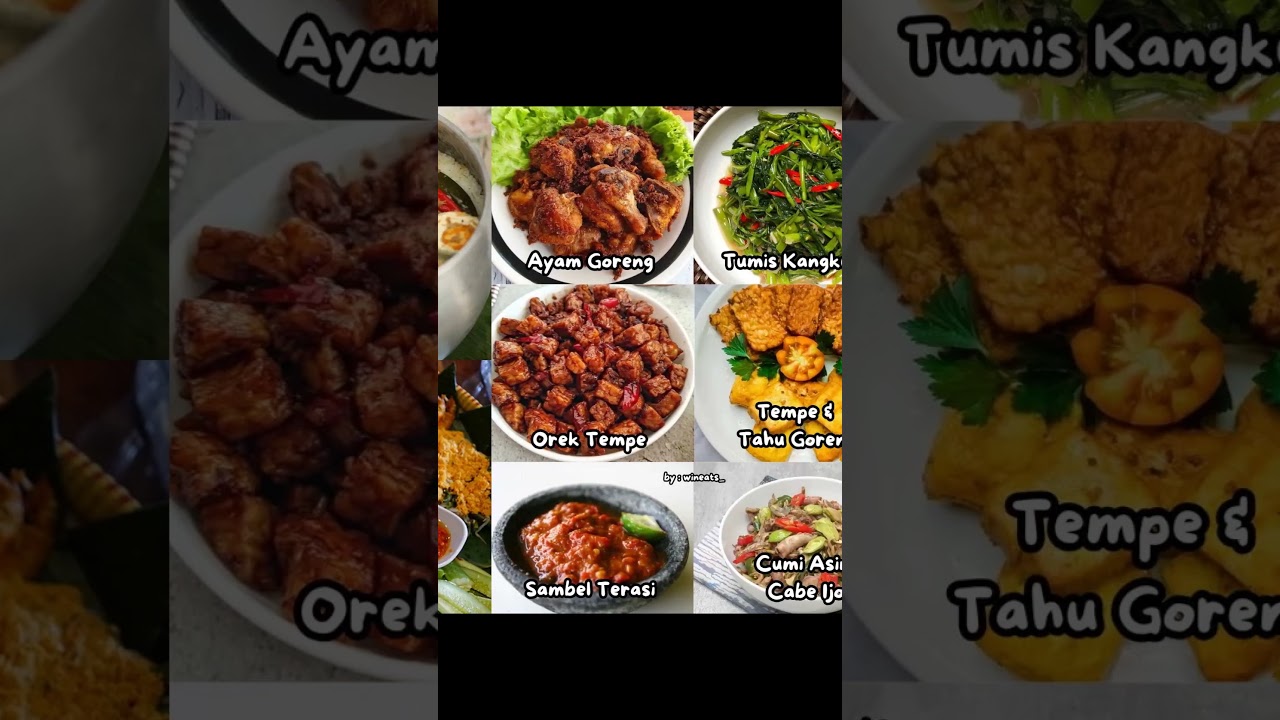 LAUK YANG BIASA DISAJIKAN DENGAN NASI LIWET 🤩🤤