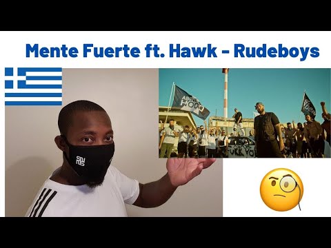 THE 🐐 REACTION TO GREEK RAP Ft MENTE FUERTE HAWK - RUDEBOYS