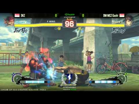 SSF4AE SKZ vs DM MCZ Gackt - CAPCOM-Cup Asia SINGAPORE Qualifiers