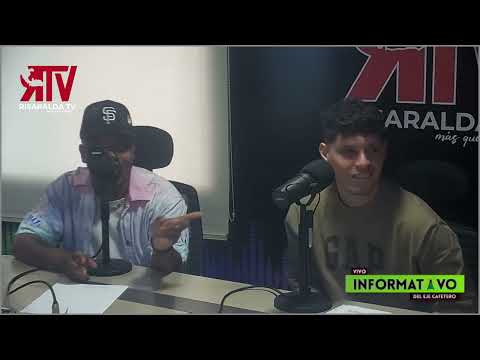 Joan Minatti & Big Ramos - Cantantes – Invitados en el Informativo del Eje Cafetero