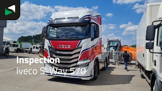 IVECO S-Way 570 6X2 Retarder ACC Standklima Navi Liftachse Euro 6 truck tractor for sale image 4 IVECO S-Way 570 6X2 Retarder ACC Standklima Navi Liftachse Euro 6 truck tractor image 4